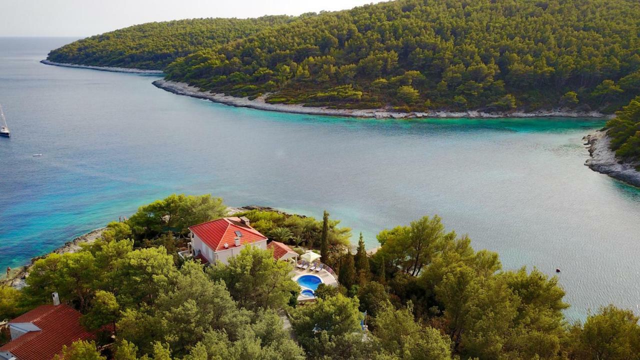 Waterfront Villa With Pool Vela Luka Ngoại thất bức ảnh