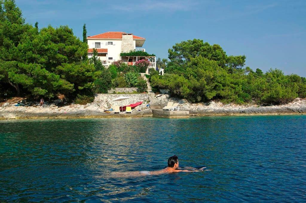 Waterfront Villa With Pool Vela Luka Ngoại thất bức ảnh